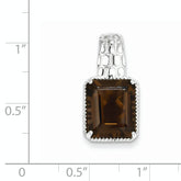 Sterling Silver Smoky Quartz Pendant